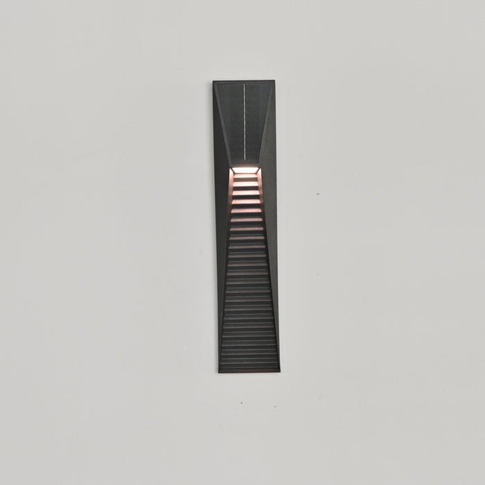 Obsidian Path Solar Outdoor Wall Light - Simprolos