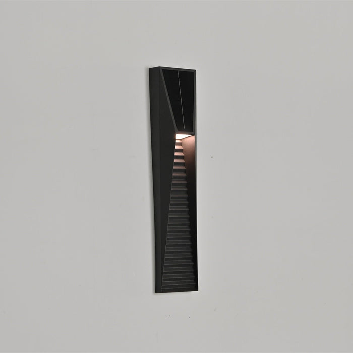Obsidian Path Solar Outdoor Wall Light - Simprolos