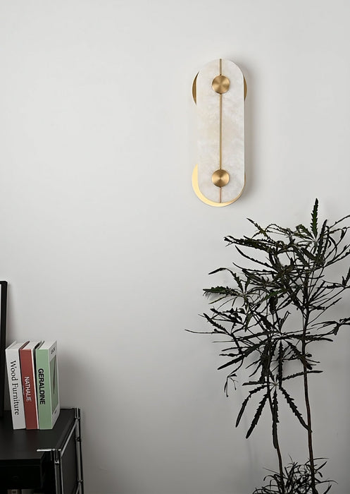 Obvara Alabaster Wall Light - Simprolos