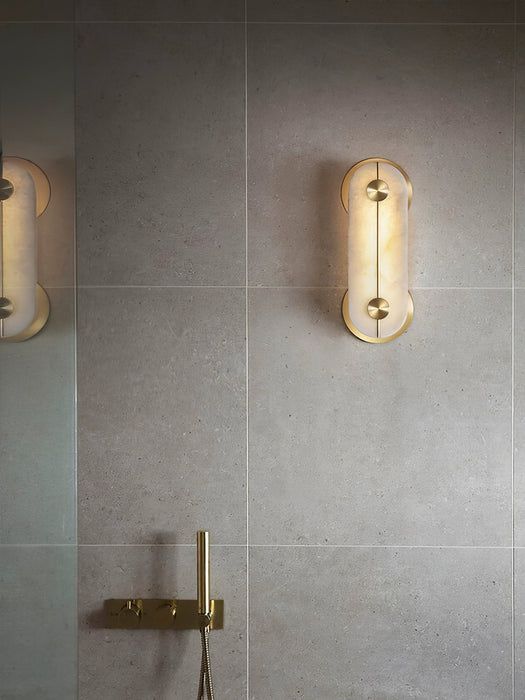 Obvara Alabaster Wall Light - Simprolos