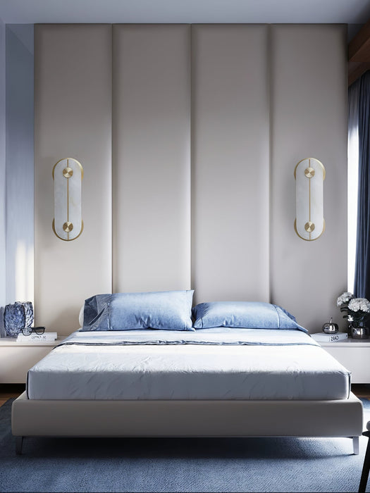 Obvara Alabaster Wall Light - Simprolos