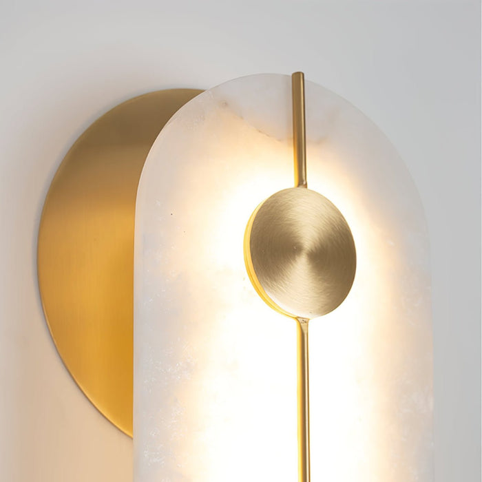 Obvara Alabaster Wall Light - Simprolos