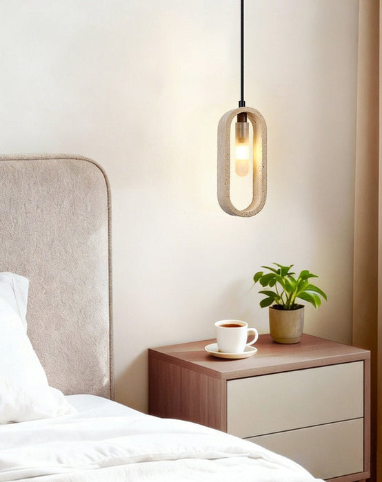 Onda Travertine Pendant Light - Simprolos