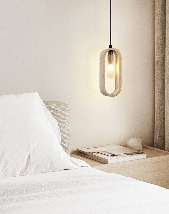 Onda Travertine Pendant Light - Simprolos