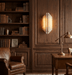 Onyxa Crest Alabaster Wall Lamp - Simprolos