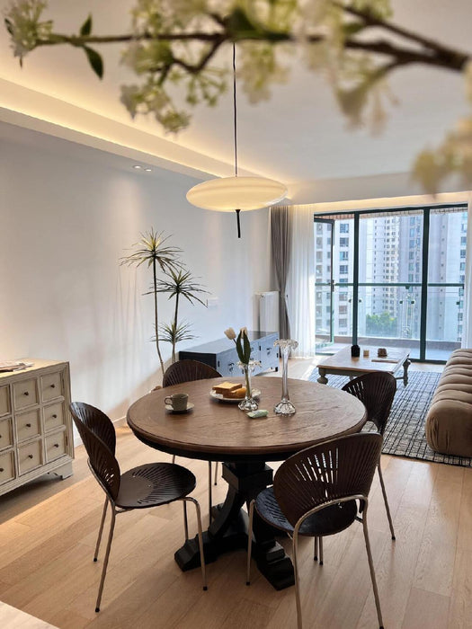 Opal Disc Suspension Lamp - Simprolos