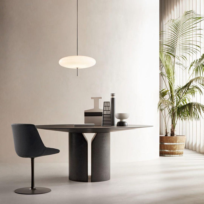 Opal Disc Suspension Lamp - Simprolos