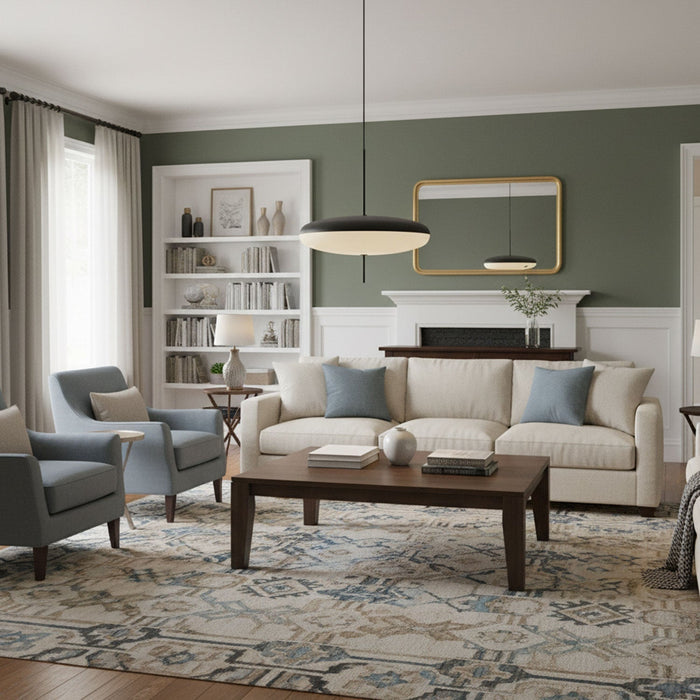 Opal Disc Suspension Lamp - Simprolos