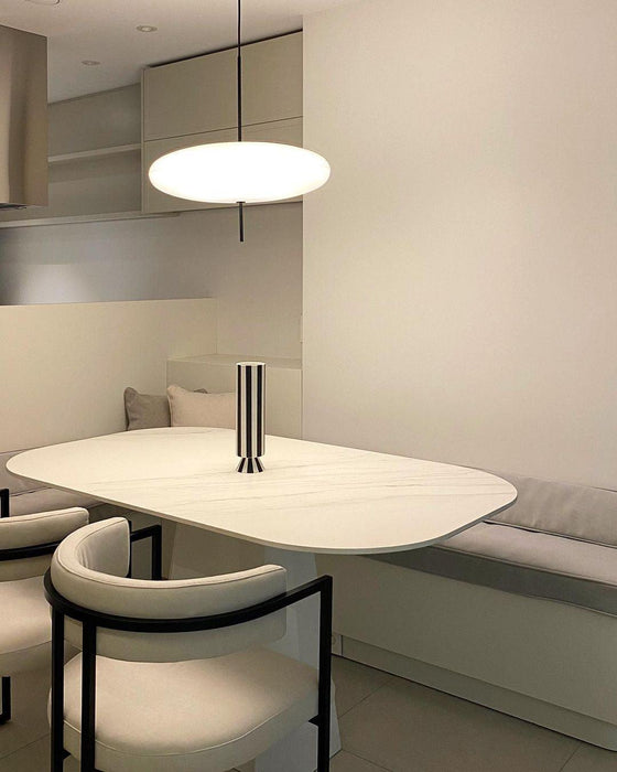Opal Disc Suspension Lamp - Simprolos