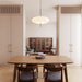 Opal Disc Suspension Lamp - Simprolos