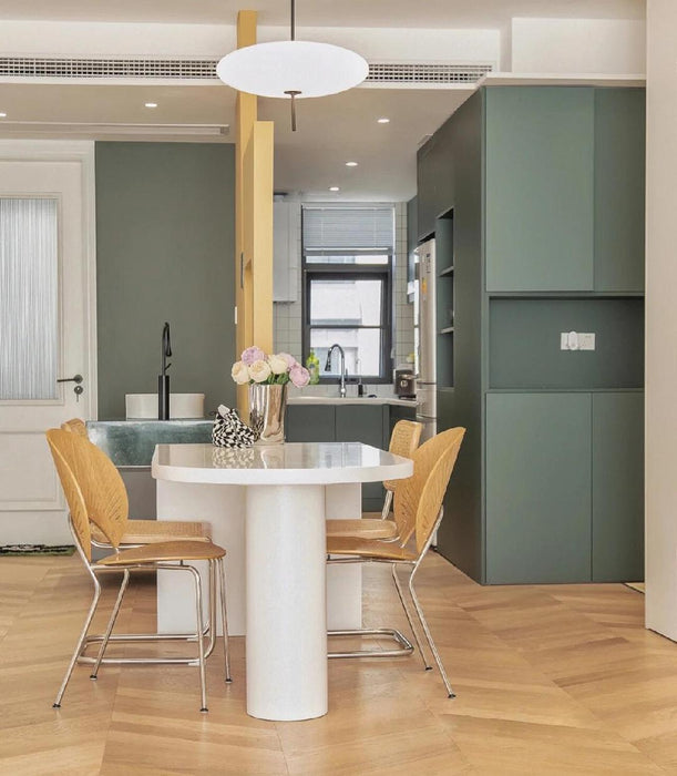 Opal Disc Suspension Lamp - Simprolos