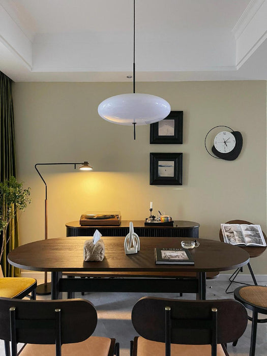 Opal Disc Suspension Lamp - Simprolos