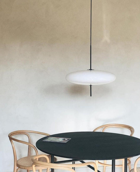 Opal Disc Suspension Lamp - Simprolos