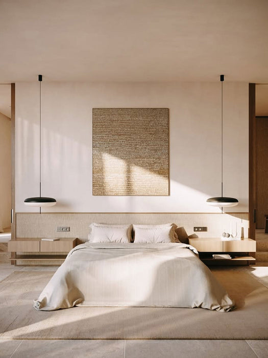 Opal Disc Suspension Lamp - Simprolos