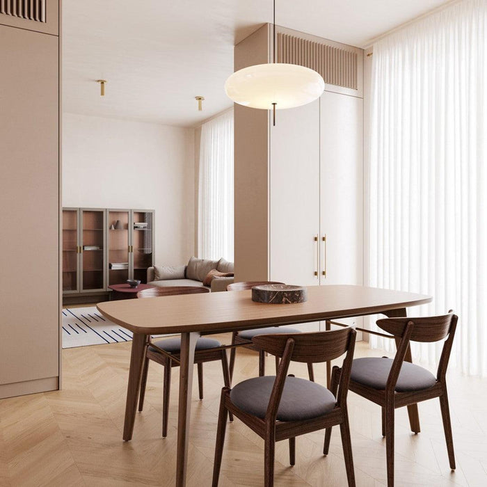 Opal Disc Suspension Lamp - Simprolos