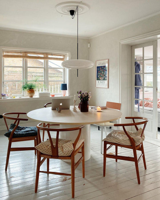 Opal Disc Suspension Lamp - Simprolos