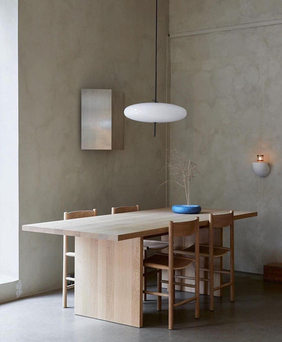 Opal Disc Suspension Lamp - Simprolos