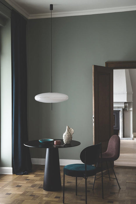 Opal Disc Suspension Lamp - Simprolos