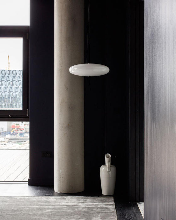 Opal Disc Suspension Lamp - Simprolos