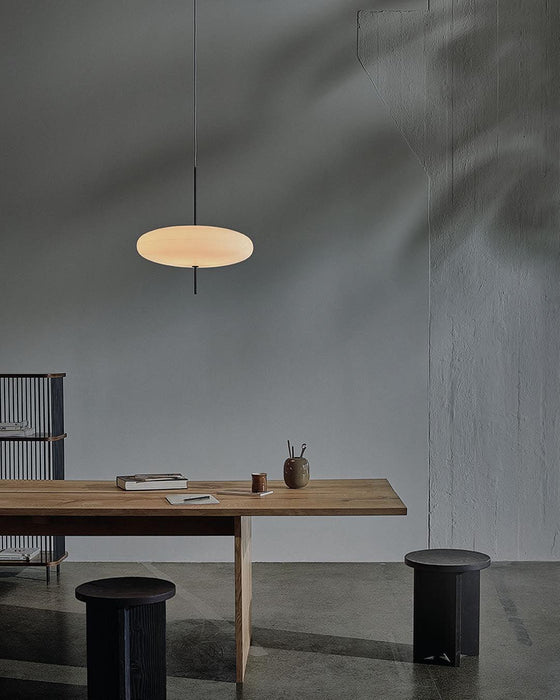 Opal Disc Suspension Lamp - Simprolos