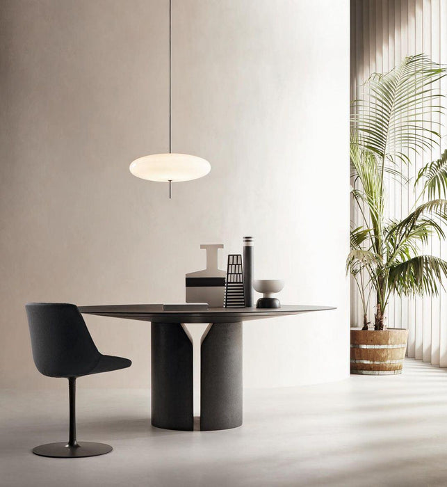 Opal Disc Suspension Lamp - Simprolos