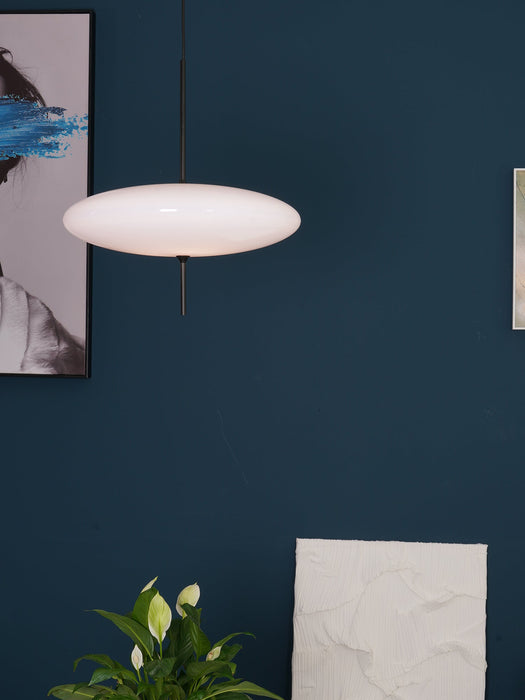 Opal Disc Suspension Lamp - Simprolos