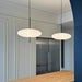 Opal Disc Suspension Lamp - Simprolos