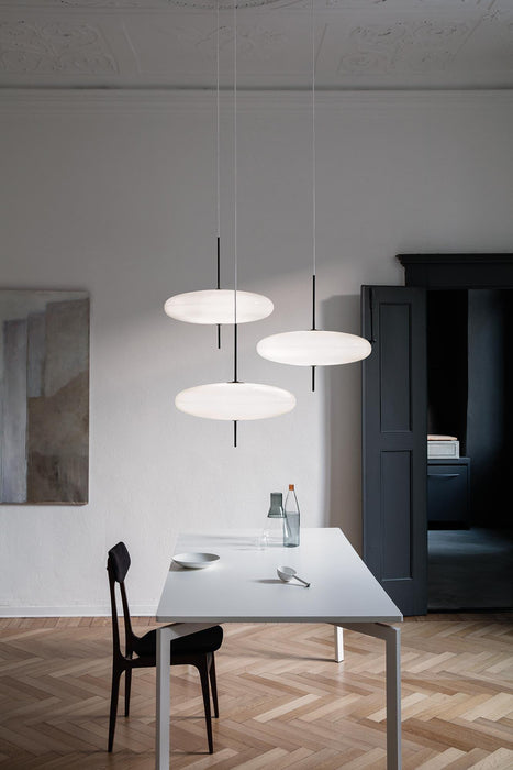 Opal Disc Suspension Lamp - Simprolos