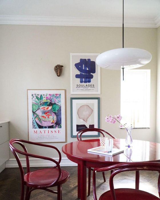 Opal Disc Suspension Lamp - Simprolos