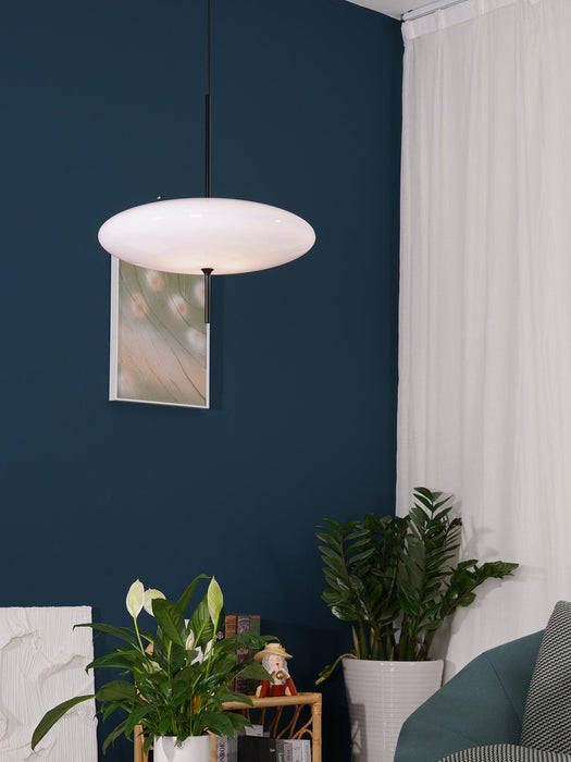 Opal Disc Suspension Lamp - Simprolos