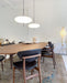 Opal Disc Suspension Lamp - Simprolos