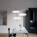 Opal Disc Suspension Lamp - Simprolos