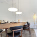 Opal Disc Suspension Lamp - Simprolos