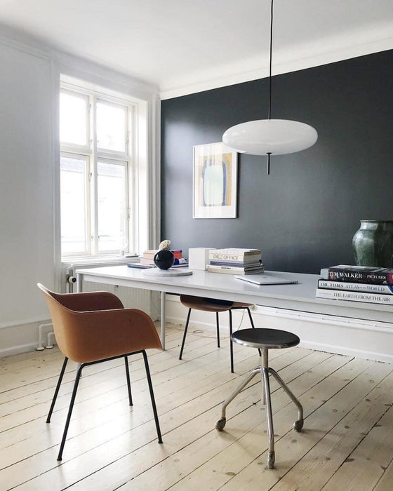 Opal Disc Suspension Lamp - Simprolos