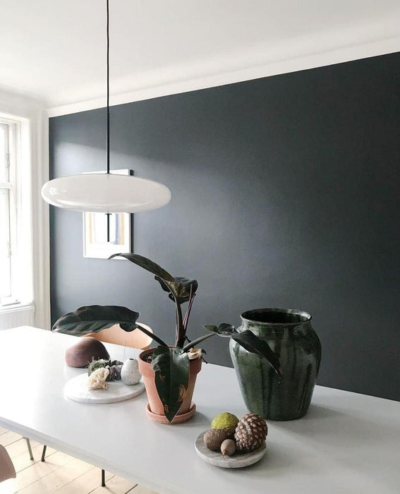 Opal Disc Suspension Lamp - Simprolos