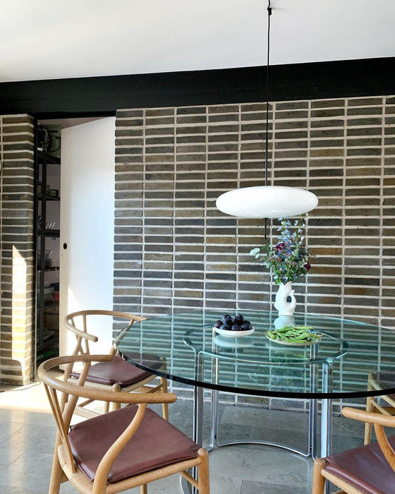 Opal Disc Suspension Lamp - Simprolos