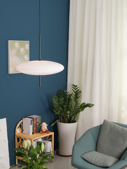 Opal Disc Suspension Lamp - Simprolos