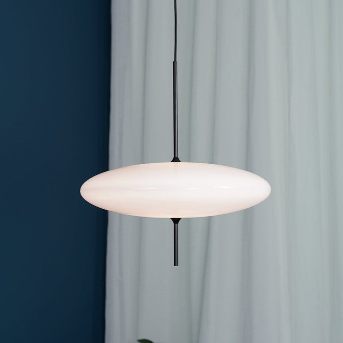 Opal Disc Suspension Lamp - Simprolos
