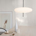Opal Disc Suspension Lamp - Simprolos