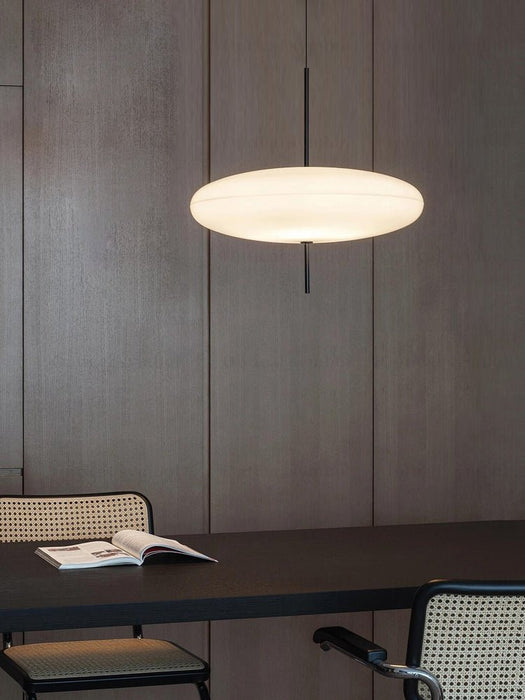 Opal Disc Suspension Lamp - Simprolos
