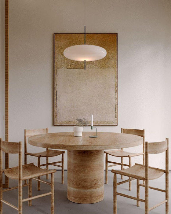 Opal Disc Suspension Lamp - Simprolos