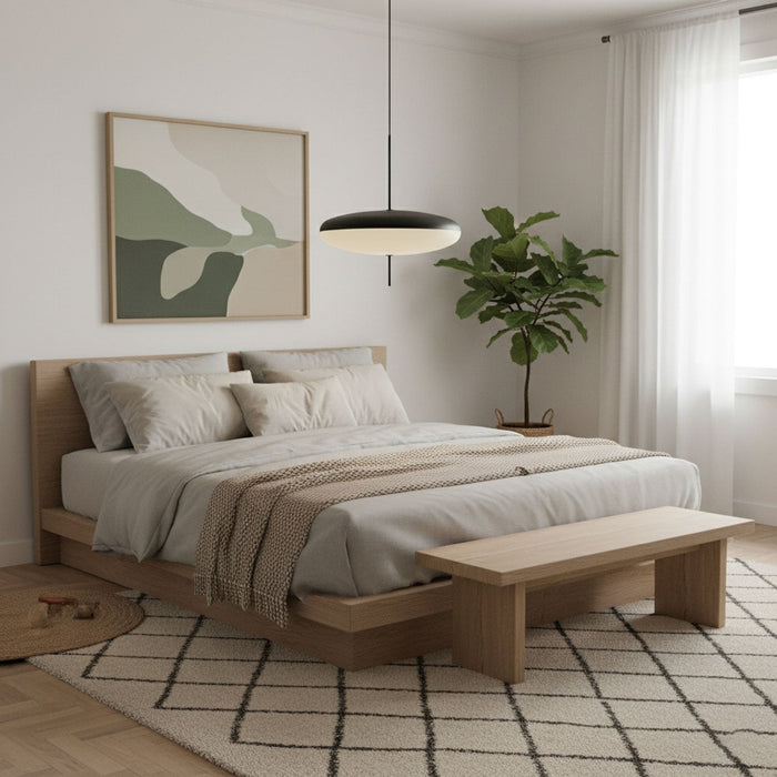 Opal Disc Suspension Lamp - Simprolos