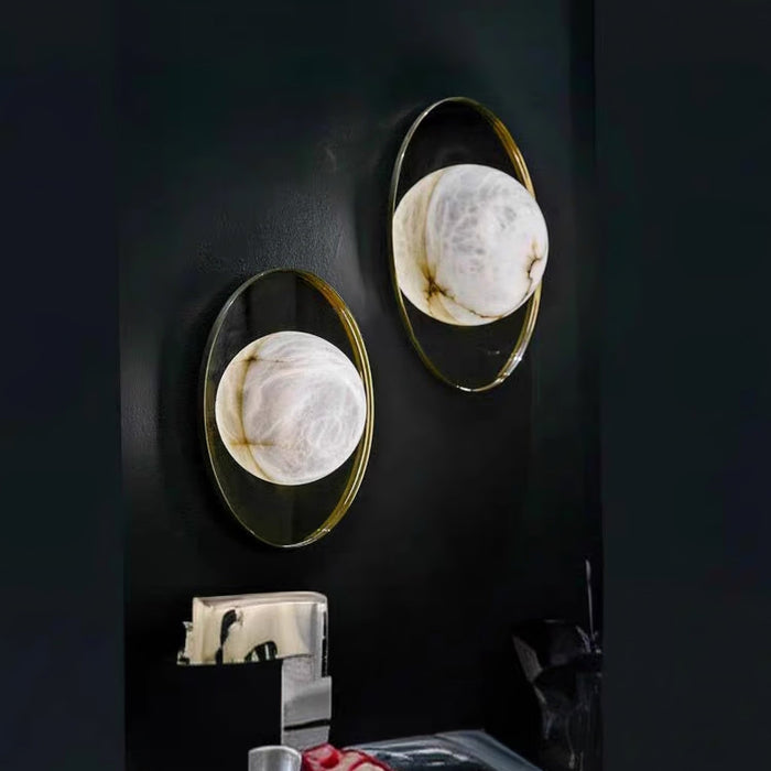 Ophela Alabaster Sconce - Simprolos