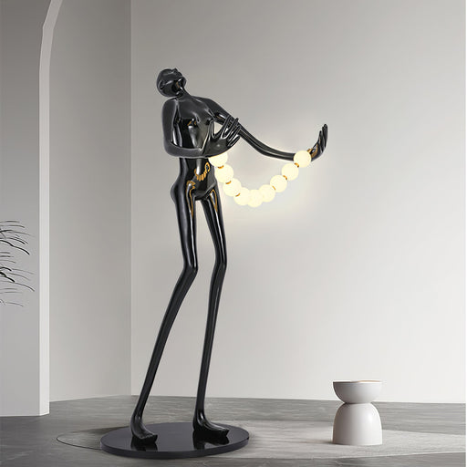 Orb Juggler Sculpture Floor Lamp - Simprolos