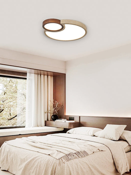 Orba Travertine Ceiling Light - Simprolos