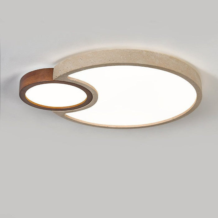 Orba Travertine Ceiling Light - Simprolos
