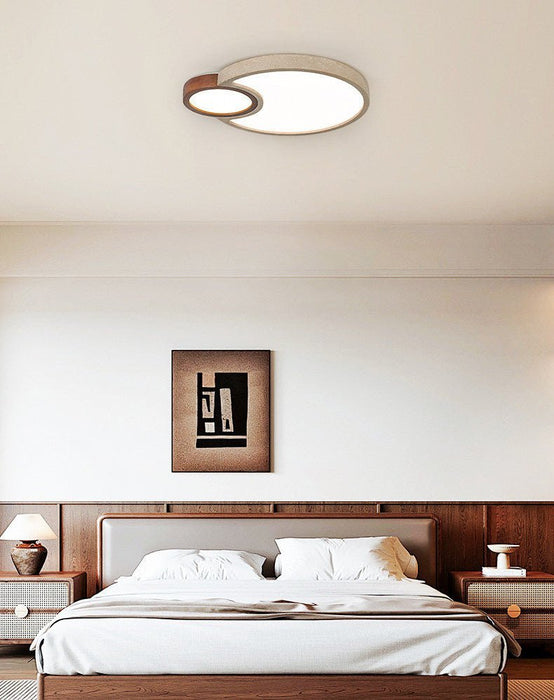 Orba Travertine Ceiling Light - Simprolos