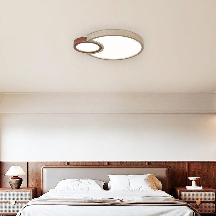 Orba Travertine Ceiling Light - Simprolos