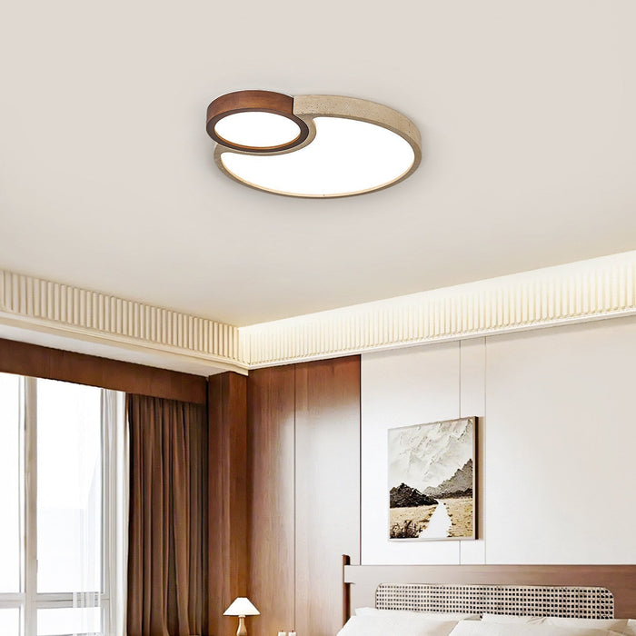 Orba Travertine Ceiling Light - Simprolos
