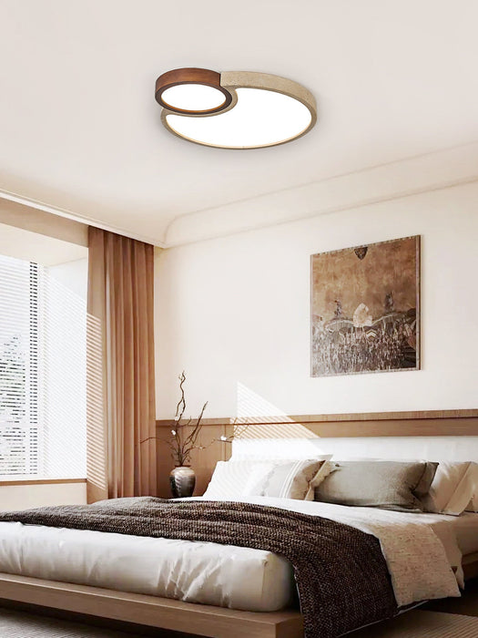 Orba Travertine Ceiling Light - Simprolos